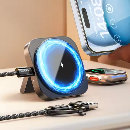 Universal 2 in 1 Charging Station Devices Wireless Charger