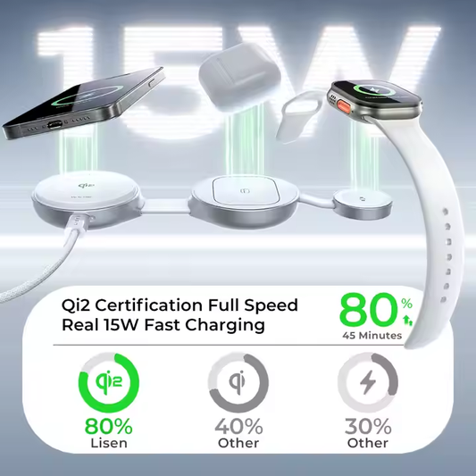 3 in 1 Magnetic Wireless Charger