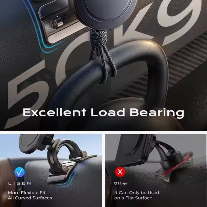 15W MagSafe Car Mount Charger,Magnetic Wireless Car Charger
